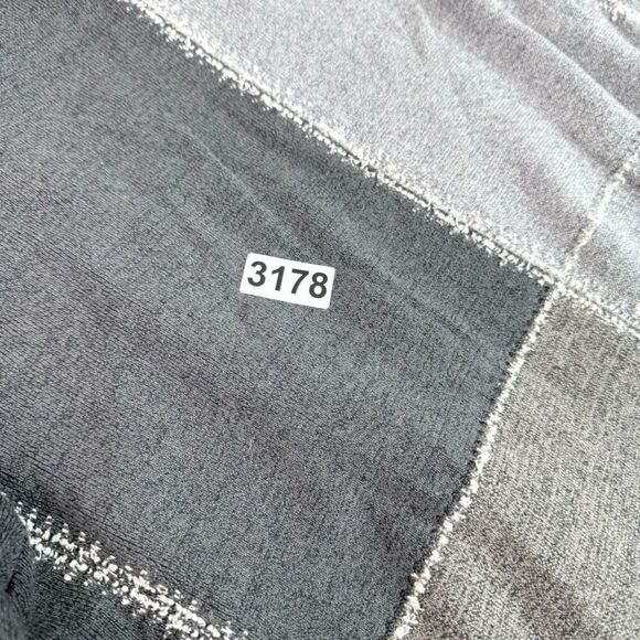 Nic + Zoe Sweater Womens 1X Long Patchwork Duster Knit Cardigan Gray Maroon - Picture 5 of 7